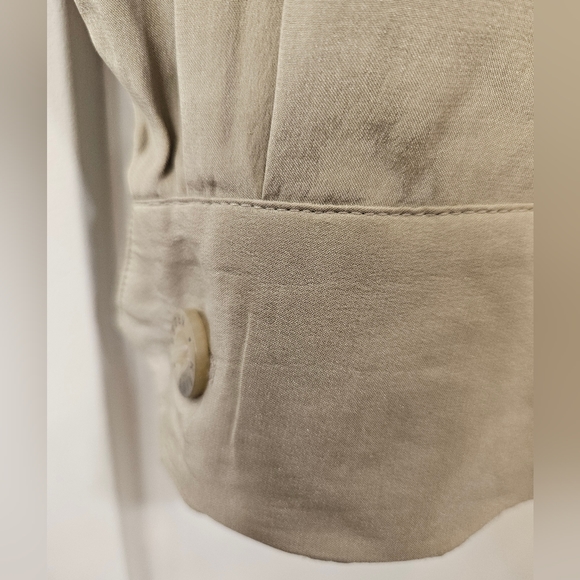 Vintage - Kriss Kross Silk Pale Green Blouse - NWOT - Size L - Picture 5 of 7